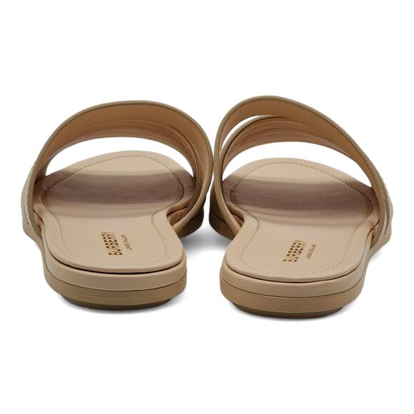 Burberry Honour Leather Flat Sandals in Pale Peach EU 38.5 / US 8.5  $680 - Picture 5 of 8
